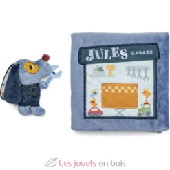 Livre d'activités en tissu Le garage de Jules - Lilliputiens