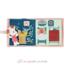 Livre d'activités en tissu Lena chasse les cauchemars - Lilliputiens