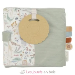 Livre d'activités en tissu Safari Friends vert - Little Dutch
