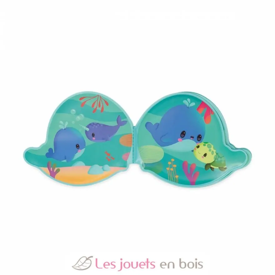 Livre de bain Baleine - Janod
