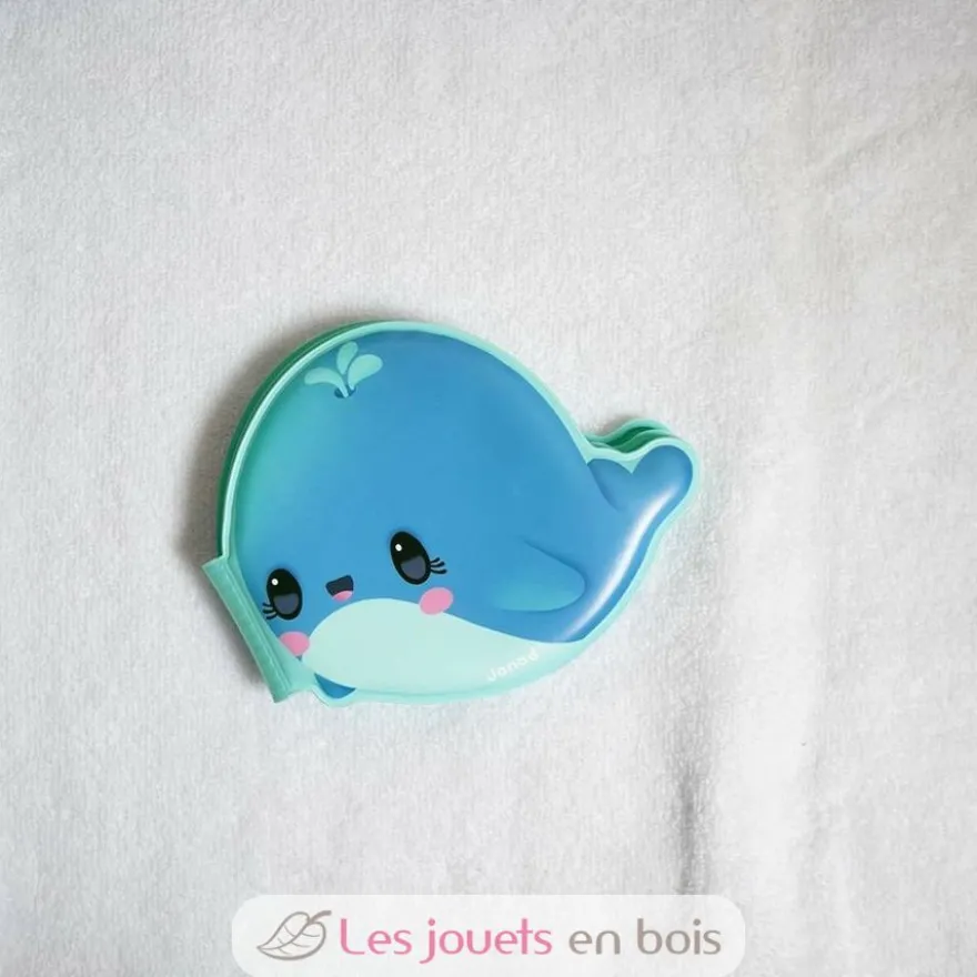Livre de bain Baleine - Janod