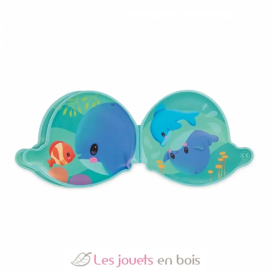 Livre de bain Baleine - Janod