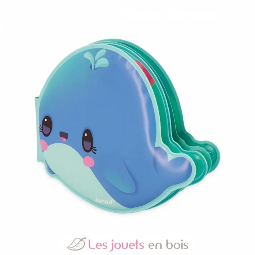 Livre de bain Baleine - Janod