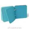 Livre de bain en silicone bleu - Little L