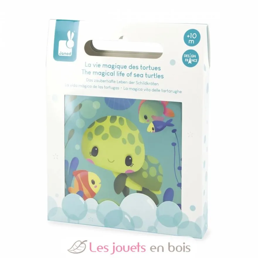 Livre de bain La Vie Magique des Tortues - Janod