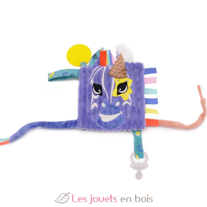 Livre d'éveil Kiprokos le zèbre violet - Les Déglingos
