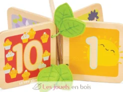 Livre en bois - Je compte de 1 à 10 - Le Toy Van