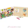 Livre puzzles en bois Les activités - Dès 2 ans - Vilac