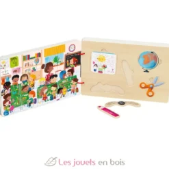 Livre puzzles en bois Les activités - Dès 2 ans - Vilac
