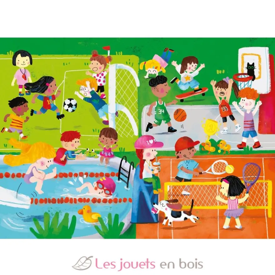 Livre puzzles en bois Les activités - Dès 2 ans - Vilac