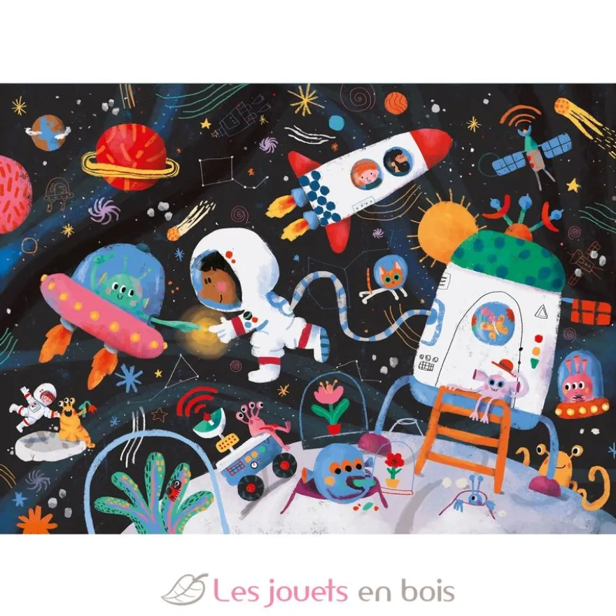 Livre puzzles en bois Voyage et aventures - Dès 2 ans - Vilac