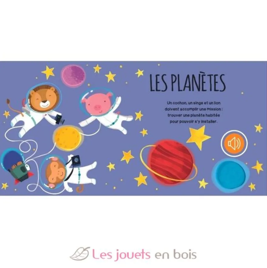 Livre sonore L'Espace - Sassi Junior