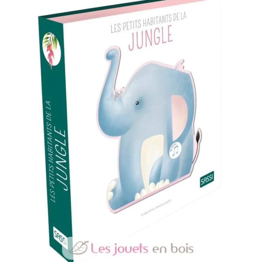 Livre sonore - Les petits habitants de la jungle - Sassi Junior