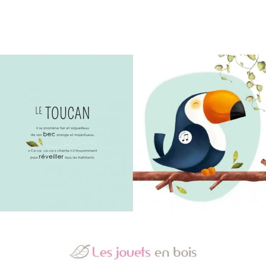 Livre sonore - Les petits habitants de la jungle - Sassi Junior