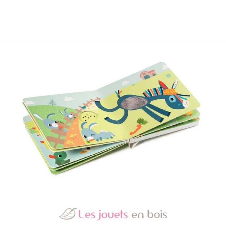 Livre tactile et sonore Ferme - Lilliputiens