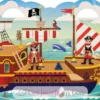 Livret d'autocollants reliefs repositionnables pirates - Melissa & Doug