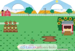 Livret d'autocollants reliefs repositionnables ferme - Melissa & Doug