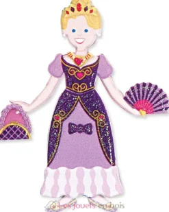 Livret d'autocollants reliefs repositionnables princesses - Melissa & Doug