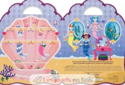 Livret d'autocollants reliefs repositionnables sirènes - Melissa & Doug