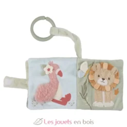 Livret en tissu Safari Friends vert - Little Dutch