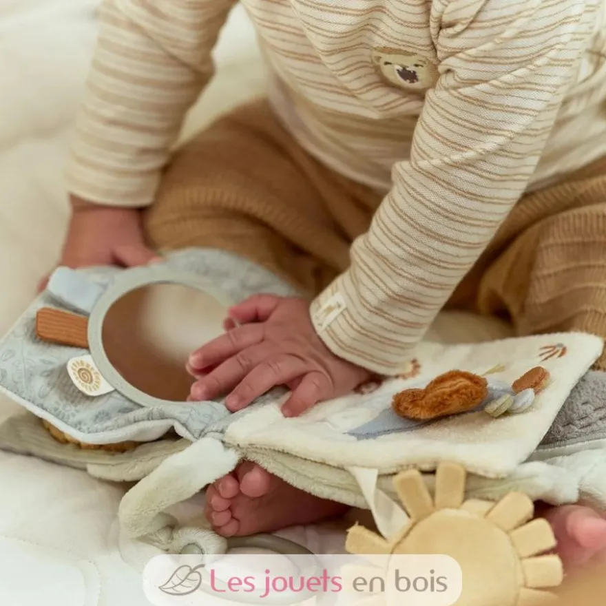 Livret en tissu Safari Friends vert - Little Dutch