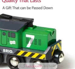 Locomotive de fret à pile - Brio