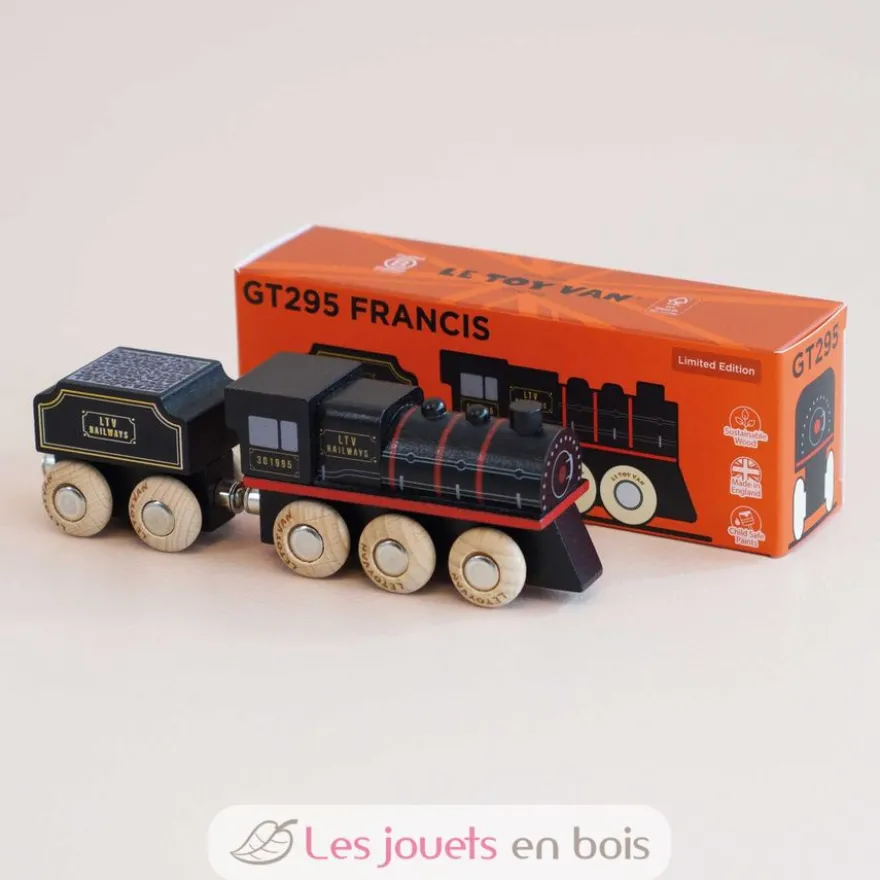 Locomotive en bois Francis No 49 noire - Le Toy Van