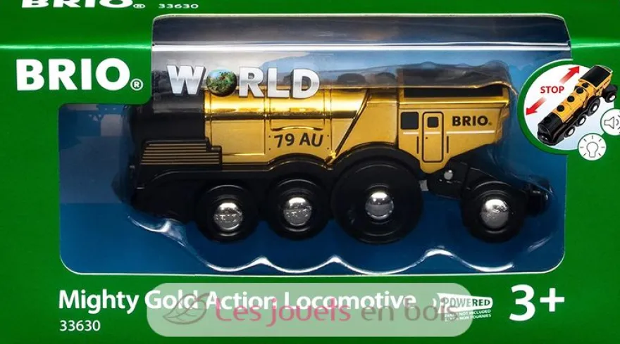 Locomotive Multifonctions dorée - Brio