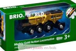 Locomotive Multifonctions dorée - Brio