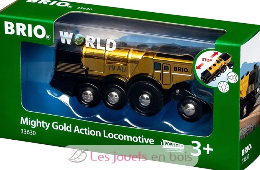 Locomotive Multifonctions dorée - Brio