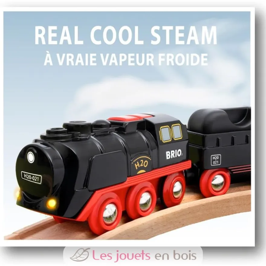 Locomotive à piles à vapeur - Brio