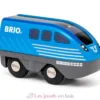 Locomotive à rétrofriction bleue - Brio