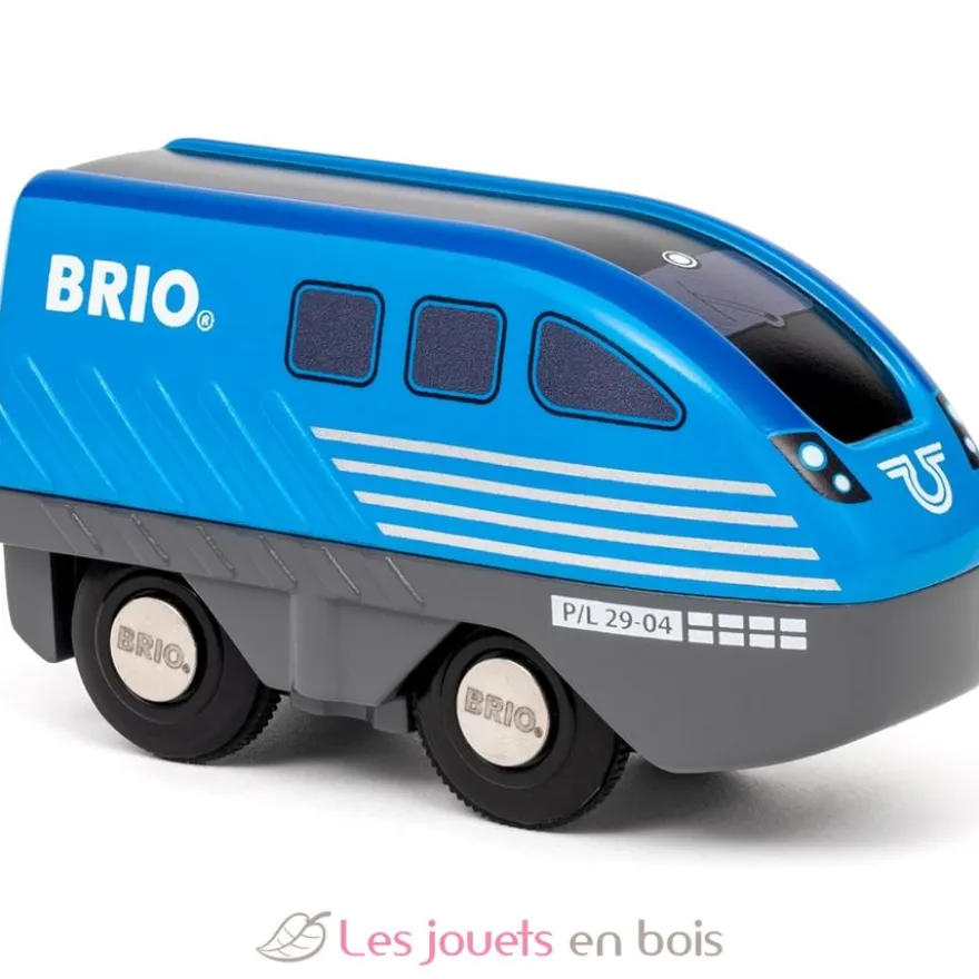 Locomotive à rétrofriction bleue - Brio