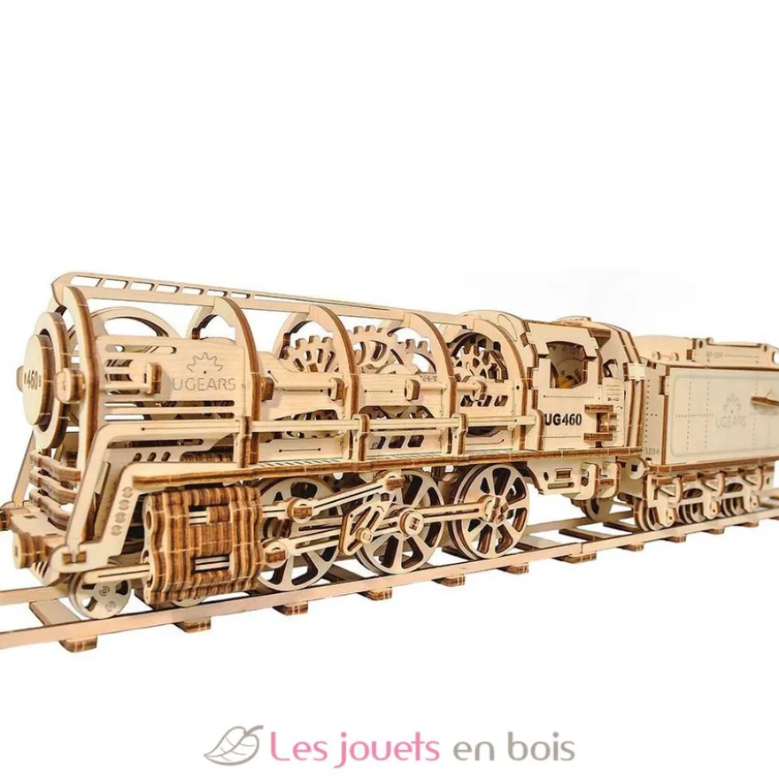 Locomotive à vapeur - Puzzle 3D mécanique en bois - Ugears