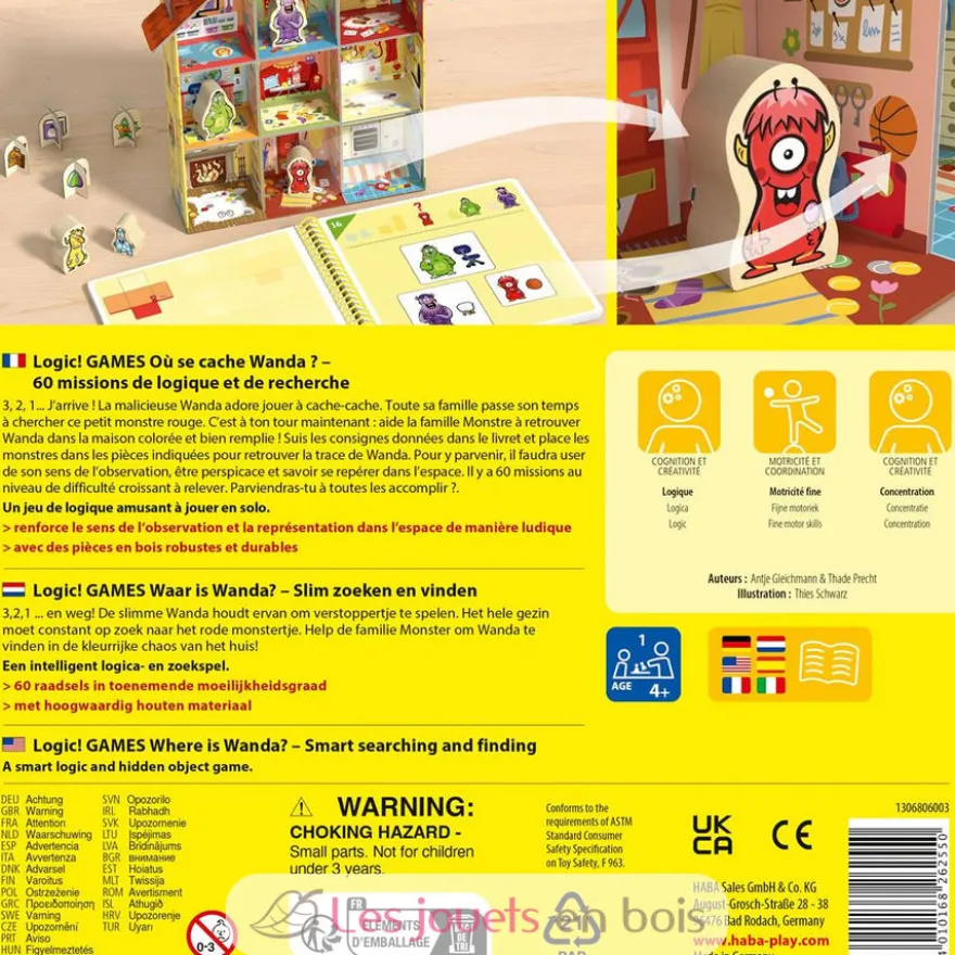 Logic Games Où se cache Wanda ? - Haba