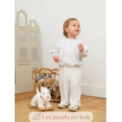 Lola le chien à tirer blanc - Egmont Toys