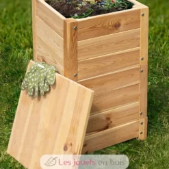 Lombricomposteur en bois naturel - Esschert Design