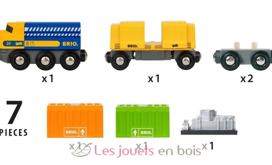 Long train de marchandises - Brio