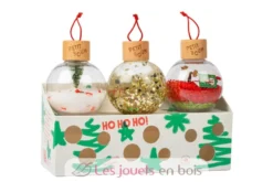 Lot de 3 boules de Noël sensorielles - Petit Boum