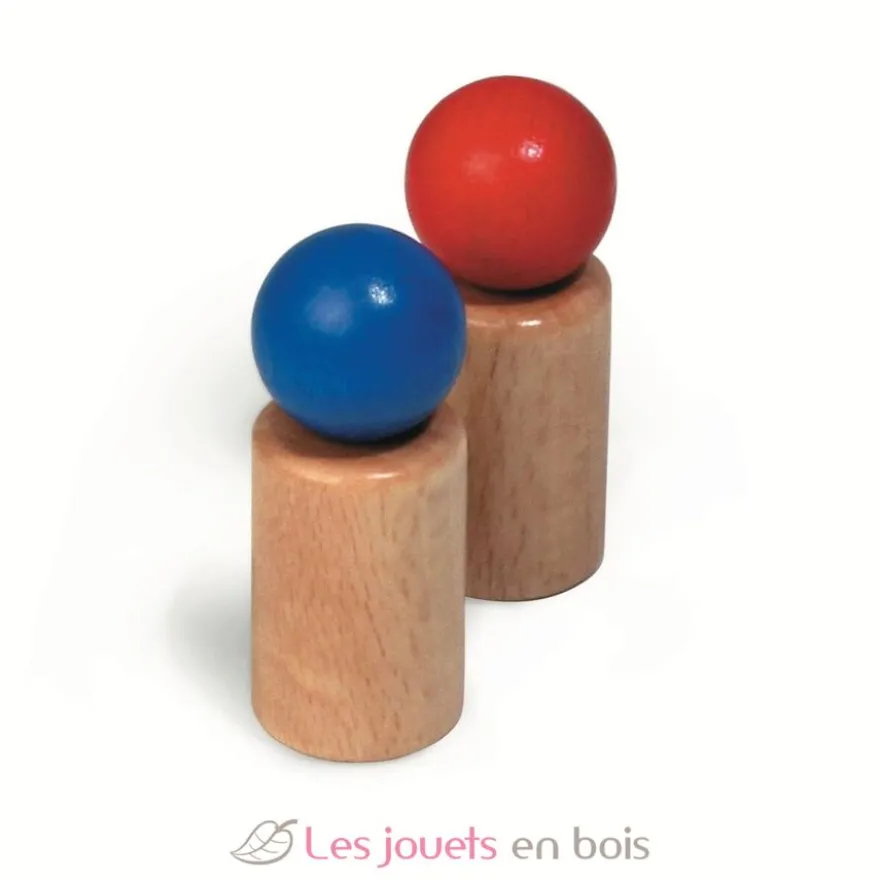 Lot de 2 figurines en bois - Fagus