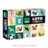 Loto en bois Animaux arc-en-ciel par Andy Westface - Vilac
