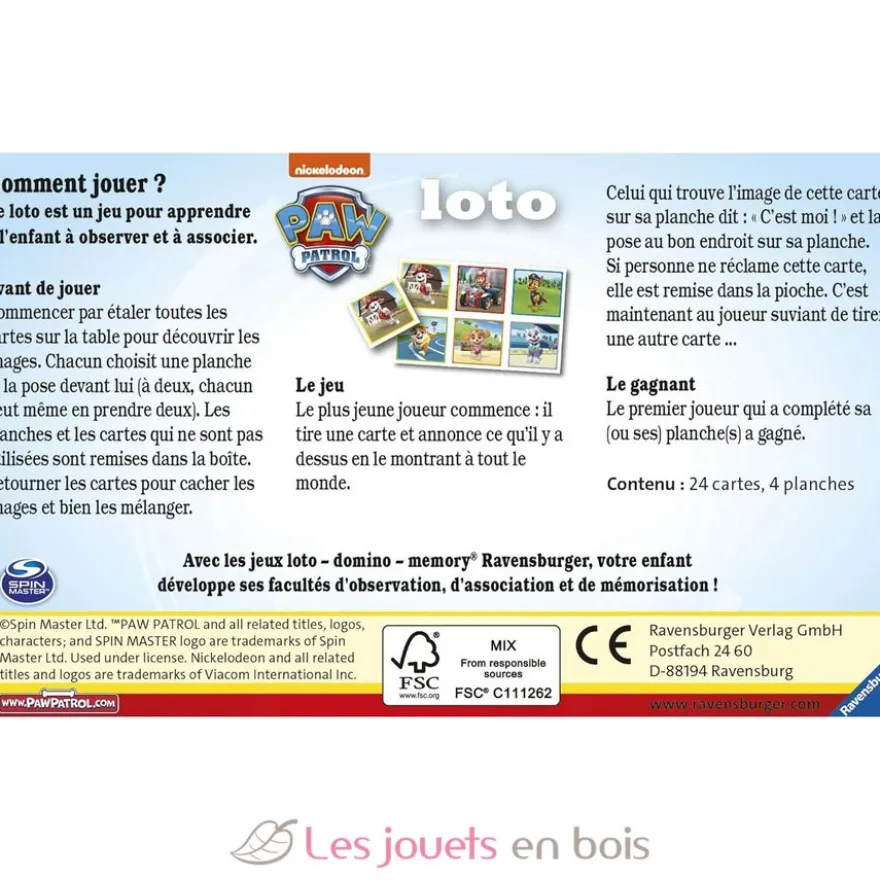 Loto Pat'Patrouille - Vilac