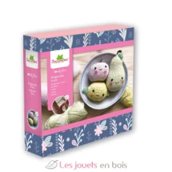 Lovely box - Kit de crochet Amigurumi Fruits - Dès 10 ans - Sycomore