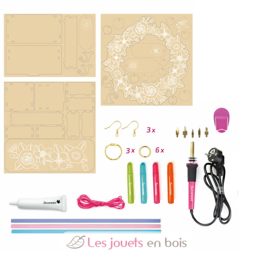 Lovely box - Maquettes et pyrogravure Celtique - Dès 8 ans - Sycomore