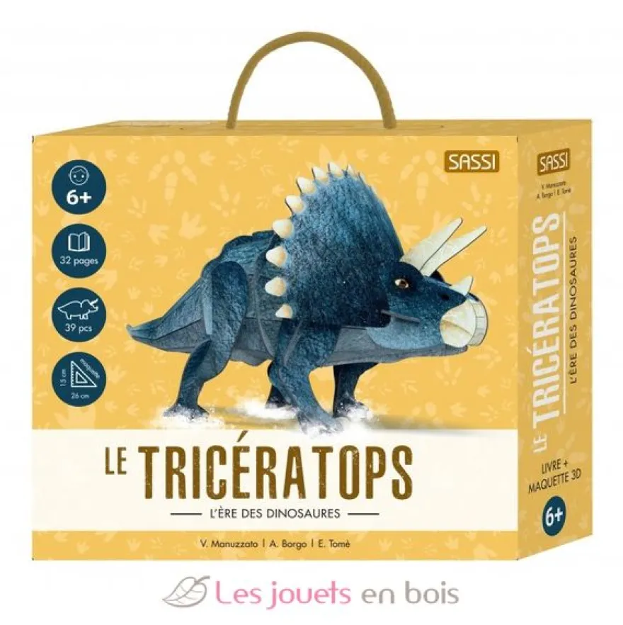 L'ère des dinosaures - Le Tricératops - Sassi Junior