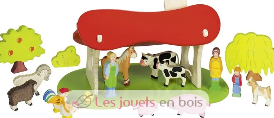 L'étable pour figurine - Holztiger