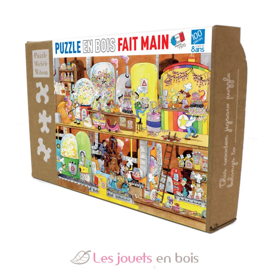L'usine des bonbons de Laure Cacouault - Puzzle Michèle Wilson