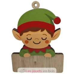 Lutin de Noël personnalisable en bois - Vintiun