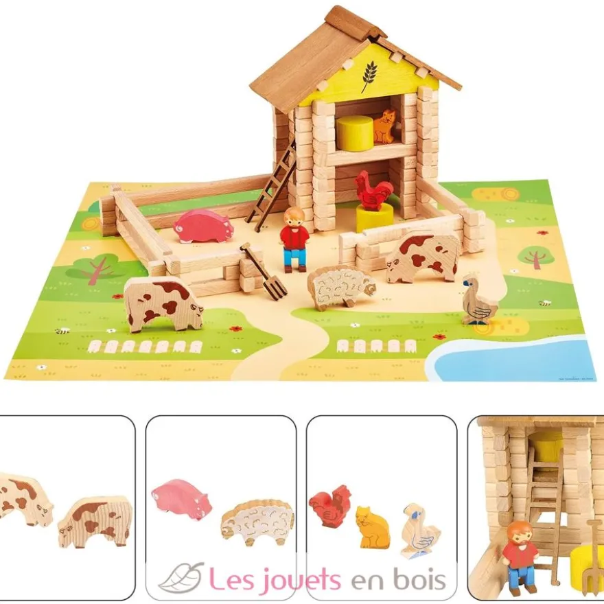 Ma ferme en bois 95 pièces - Jeujura