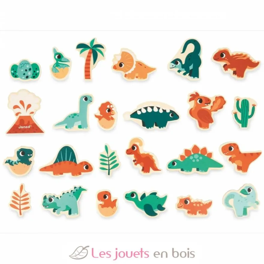 Magnets Dino 24 pièces - Janod